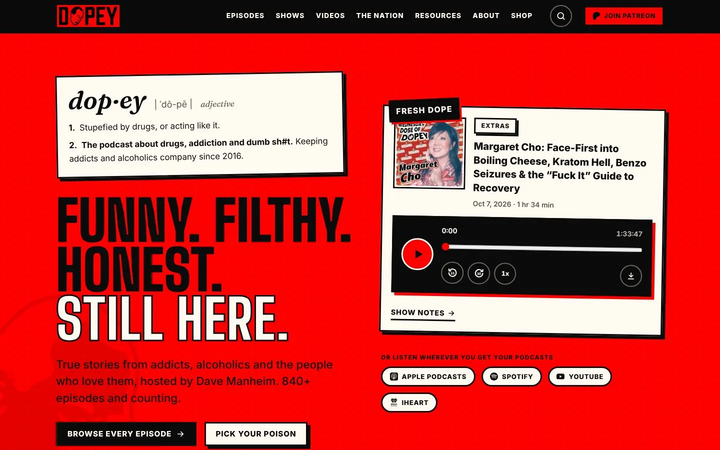 Dopey homepage